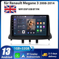 For Renault Megane 3 Android13 Head Unit 32GB GPS Navi WIFI CARPLAY Stereo Radio