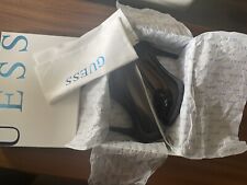 Guess Black platform shoes Sz 37 Worn one time with box and dust bag RRP £115