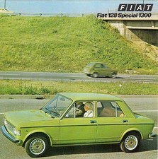 Fiat 128 1300 Special 1975-1976 UK Market Foldout Sales Brochure