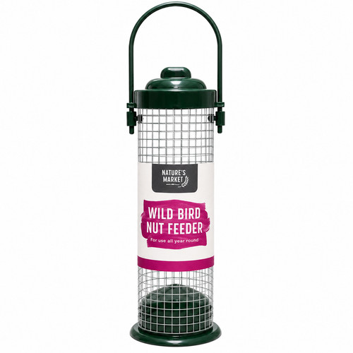 Wild bird nut feeder hanging - wild,