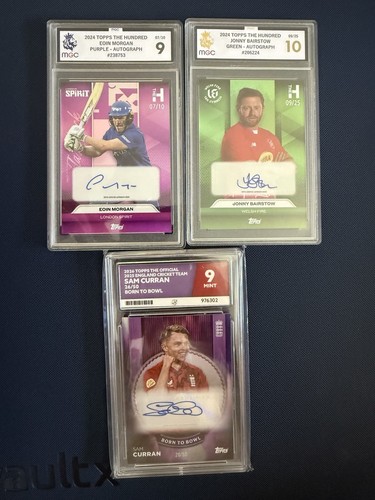 Topps cricket graded - topps, auto