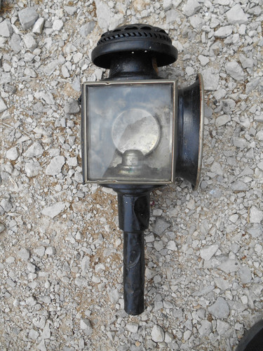 Antique butler metal - j, h