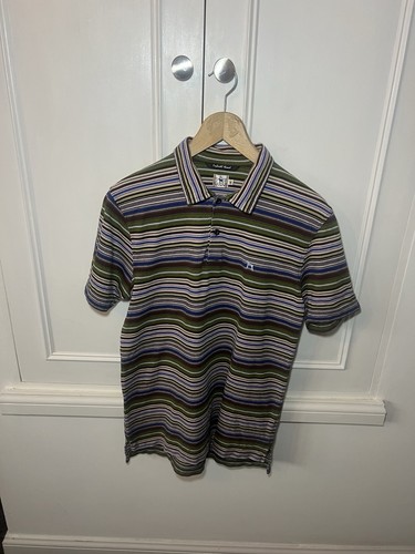 One true saxon striped - true, polo