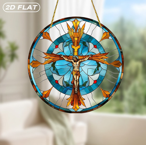 Jesus cross suncatcher - cross,