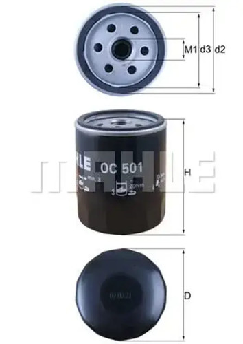 Oil filter spin oc - oil, spin-on