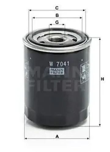 Oil filter spin - oil, spin-on