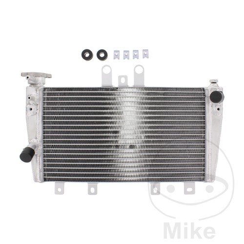 Water radiator with - , damping