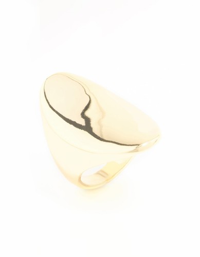 Lovisa gold plated large oval - large,