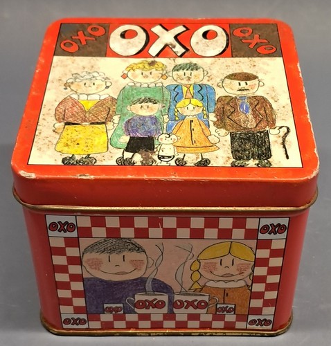 Oxo family empty tin.G.c.