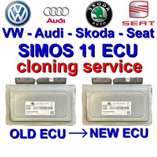 Audi Seat Skoda VW ECU Siemens SIMOS11 Programming Cloning Service BY POST!!