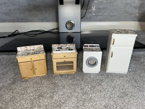 Doll house furniture bundle - house,