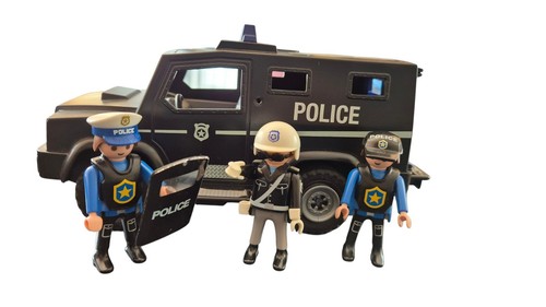 Playmobil police truck and - truck,