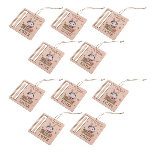 Pcs easter wooden wallet - 10,