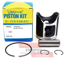 Yamaha YZ125 1995 54mm Bore Mitaka Racing Piston Kit 