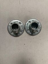 Interclamp 131-A27 tube pipe fitting galvanised x 2 wall plate fixing handrail