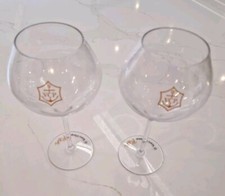 Set Of 2 Veuve Clicquot RICH Champagne Glases With Vcp Logo Plastic Large