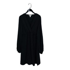 H&M Mama Black Puff Sleeve Tie