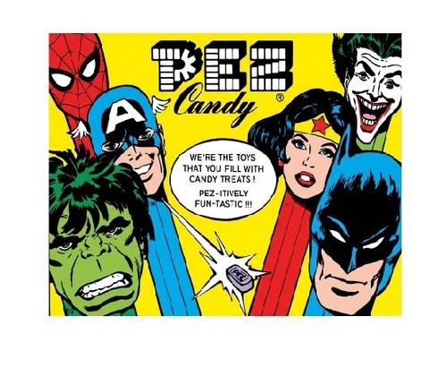 Vintage style metal sign pez - style,