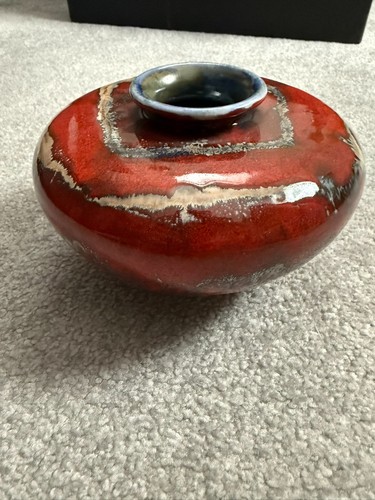 Black ryden small squat vase - squat,