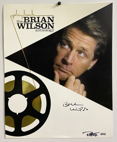 Brian wilson autographed - brian,