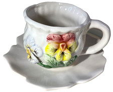 Vintage ceramic tea cup - ceramic,