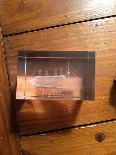 Titanic etched glass clear - etched,