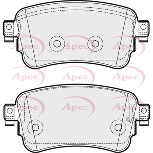 Brake pads set - brake, peugeot