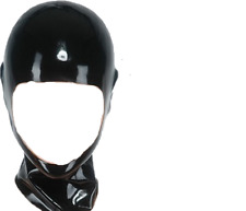 Bondage Fetish Mask LATEX RUBBER BDSM FISTING 1410 OPEN FACE SLAVE GIMP