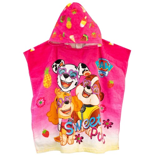Girls paw patrol towel poncho - girls,