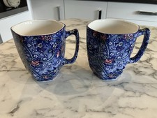 2 x Ringtons Blue Floral  Mugs