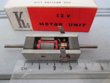 Vintage 1960s K's motor 5 pole - for Supershells F1 kits etc. Boxed, good, runs