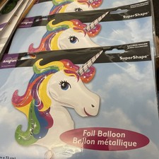 33" RAINBOW UNICORN PONY