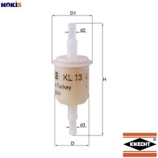 FUEL FILTER KL 13 FOR SKODA