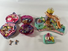 Bundle of Vintage Bluebird Polly Pocket Sets & Figures  Mix