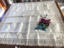 Vintage Embroidery Tablecloth