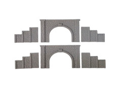 Z Gauge Tunnel Double Track Stone Portal Model Railway Train Layout 1:220 Scale