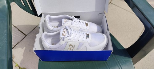White and gold ea7 - and,