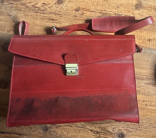 Elvis kresse red briefcase - &,