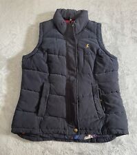 Joules Body Warmer Gilet Padded Navy Blue Higham Floral Lining Size 10