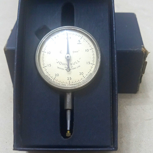 John bull dial - test, indicator