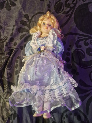 Vintage porcelain doll - doll, in