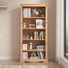 Corona Tall Pine Bookcase 5