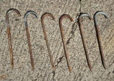 Heavy Weight Duty Tent Trampoline Marquee Pegs Stakes 50cm Long 1.8cm Diameter