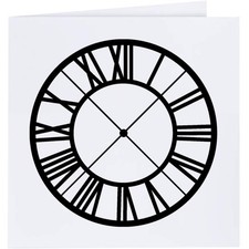'Roman Numeral Clock Face'