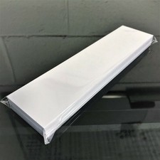 40 Matt White Card Bookmark