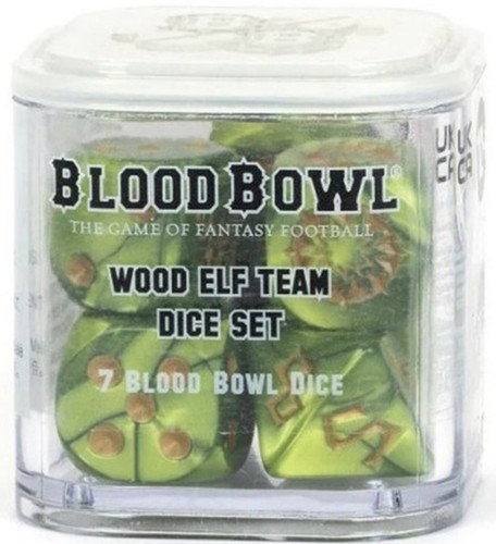 Blood bowl wood elf dice - dice,