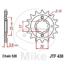 Pinion 12 Tooth Pitch 520 for