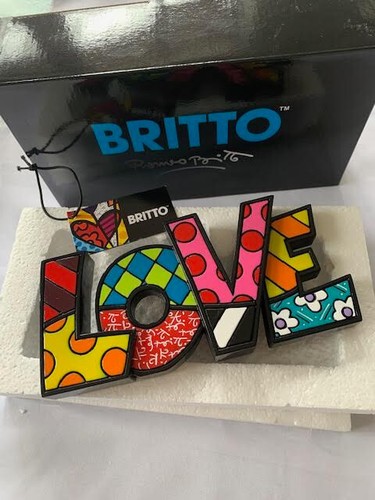 Romero britto love word - love, art