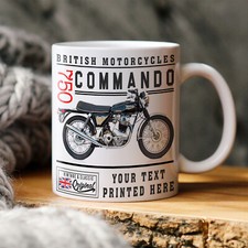 Personalised motorbike mug - personalised,