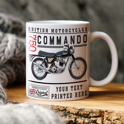 Personalised motorbike mug - personalised,